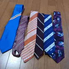 ネクタイセット 多彩なデザイン 6本