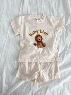 Baby Lion Tシャツとショートパンツセット 90
