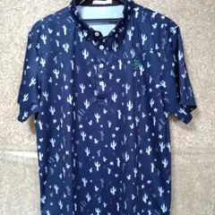 フェアリーパウダーサボテン柄GOLFポロシャツサイズ4