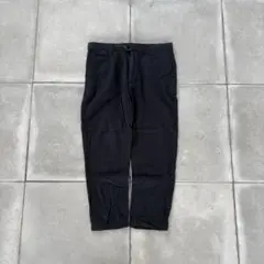 90s BANANA REPUBLIC リネンスラックス　黒　ノームコア 古着
