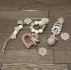 mum. 歯がため　ラトル　持ち運び用ホルダー