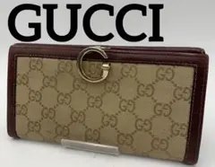 GUCCI グッチ 長財布 GG ダブルホック ブランド オシャレ