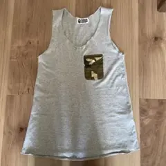 A BATHING APE タンクトップ ポケット付き Sサイズ