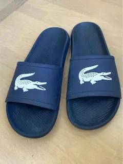 ラコステ　立体ロゴ　シャワーサンダル　サイズ25.5〜26センチ位 中古 送料込