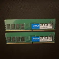 Crucial DDR4-2400 メモリ 16GB(8GB×2) 動作確認済