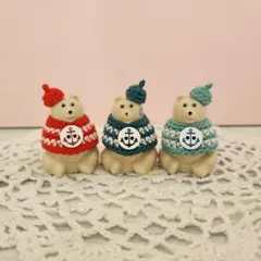 しろくま貯金箱 夏2 ガチャ マリン お着替えセット