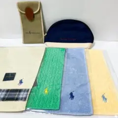 RALPH LAUREN レザー文庫カバー、ペンケース RALPH LAUREN レザー文庫カバー、ペンケース 小物入れ