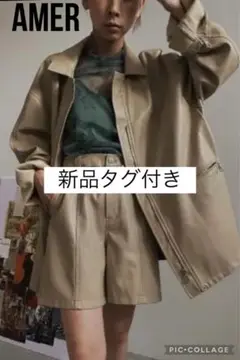 GENTLE FAKE LEATHER JACKET【新品タグ付き】