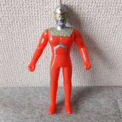 ウルトラセブン　1990年製　13.5cmソフビ人形 レアカラーオレンジ