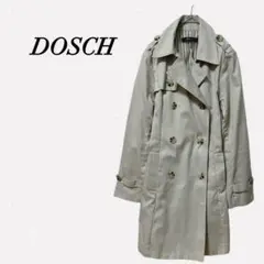 DOSCH 【M】トレンチコート ベージュ ベルト付き ライナー オフィス