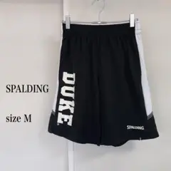SPALDING DUKE ハーフパンツ Mサイズブラック黒レディース