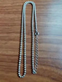 SILVER925製 ボールチェーンネックレス