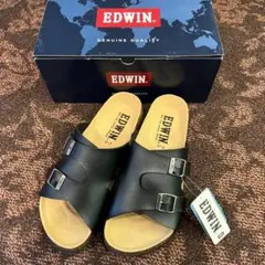 EDWIN サンダル 27.0cm EB1007 BLACK