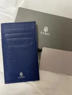 【美品】FARO 財布　フラグメントケース　 カードケース　ブルー