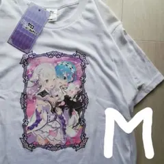 Printstar エミリア レム Re:ゼロ Ｔシャツ 白 М　リゼロ