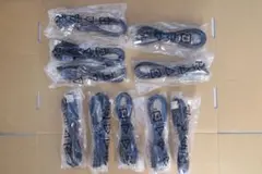 Micro-Bケーブル USB-A 10本セット 黒 50cm 未開封