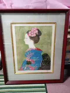 森田曠平、【惜春】、希少な大判額装用画集より、美品、日本人画家、新品額装付 2025年最新】森田曠平の人気アイテム - メルカリ