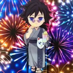 〖中古〗鬼滅の刃 花火大会 アクリルスタンド⚔️冨岡義勇