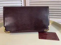 カルティエ マスト リザードクラッチバッグ