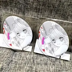 しゅごキャラ　真城りま　アクリルカード　2枚　プリンセスカフェ