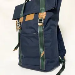 極美品✨ マスターピース　ミリー　ロールトップ　ナイロン　リュック　ネイビー