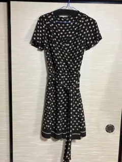 COMME CA ISM 半袖ひざ丈ワンピース M