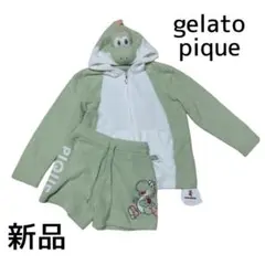 ジェラートピケ マリオコラボ ヨッシーパーカu0026ショートパンツ レディース