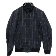 LANDS END アメカジ 古着 ウインドウペンチェック ハリントンジャケット