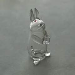 うさぎ 香立 ガラス細工