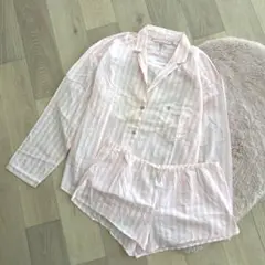 ♡Victoria's Secret♡パジャマセット ピンク・ホワイトストライプ