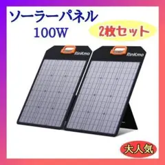 ソーラーパネル 50W×2枚 100W 複数並列でパワー倍増 光強度センサー