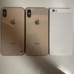 ジャンク iPhoneXs 64GB 2台+HUAWEI 503HWセット