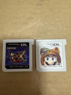3DS スーパーマリオ 3Dランド, モンスターハンター ダブルクロスまとめ2点