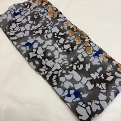 木綿 浴衣 モザイク柄