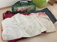 コールマン テント 4人用 レッド&ホワイト