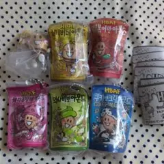 HBAF(バフ) ミニチュアシャカシャカチャーム　 全6種コンプリートセット