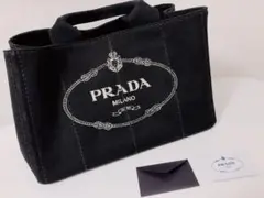 未使用新品 PRADA プラダ カナパ トート M ブラック 黒