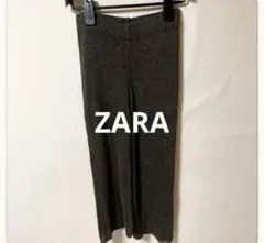 ☘️P1☘ZARA メタリック メッシュニットパンツ S