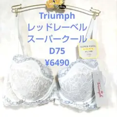 D75トリンプ♥レッドレーベル　スーパークール　ブラジャー単品