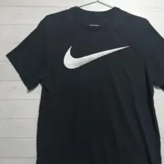 Nike アメリカ古着　ロゴ入り 黒 Tシャツ　M