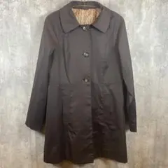 NICE TRIP トレンチコート Lサイズ ブラック 裏地柄あり