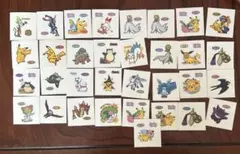 ポケモンパンシール　33枚セット