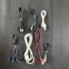 USB-C ケーブル 7本セット マグネット式・USB2.0あり