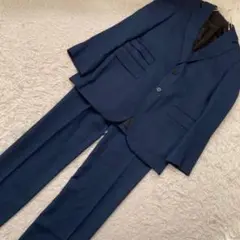 《良品》 BLACK LABEL セットアップスーツ ブルー 38R チェック