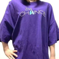 ギルダン Tシャツ 2nd CHONCS 紫パープルバイオレット 2XL 古着