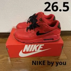 NIKE Air Max by you カスタマイズ 赤 スニーカー 26.5