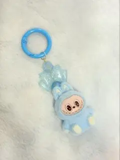 ラブブ♡ハンドメイドキーホルダー♡水色