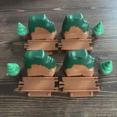 カプセルプラレール 情景 山 木