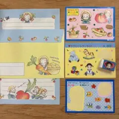 [美品]りぼん 矢沢あい 吉住渉 藤田まぐろ レターセット シール レトロ