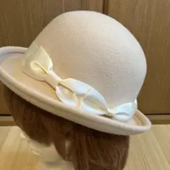 【美品】 axes femme ベージュ ポーラーハット